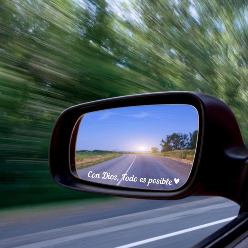 Con Dios Todo Es Posible Inspirational Car Sticker - Transform Your Vehicle with Hope and Motivation